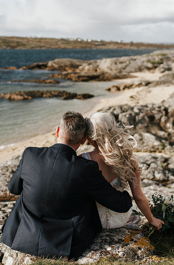 wedding photography at Coral Strand Beach in Carraroe